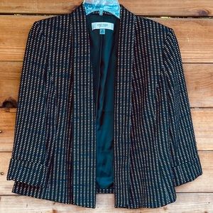 ⚡️Jones Studio 3/4 sleeve patterned fabric blazer